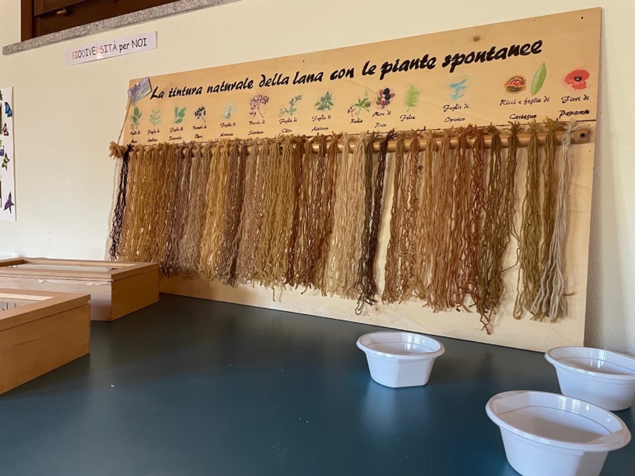 Una delle parti della mostra