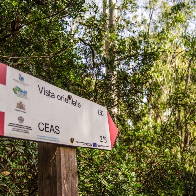 Pannello informativo del sentiero