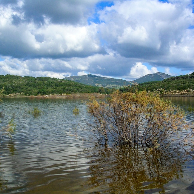 Veduta del lago Baratz